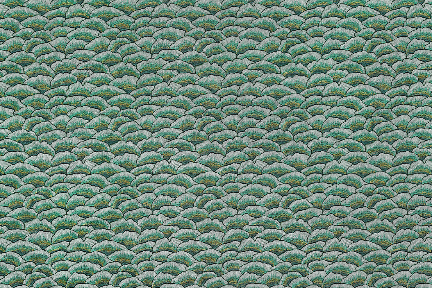 Karin Sajo stof Corolles KS 215 -  Vert d&