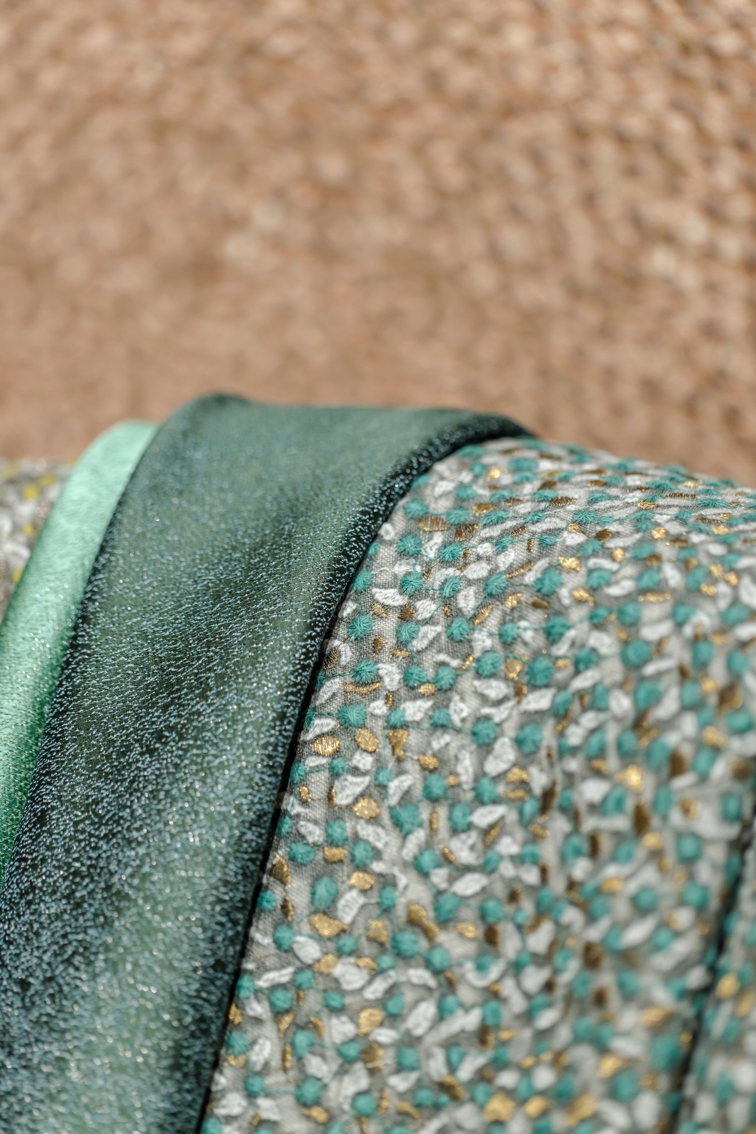 Karin Sajo stof Casa Vicens KS 208 - Corail Cuivré