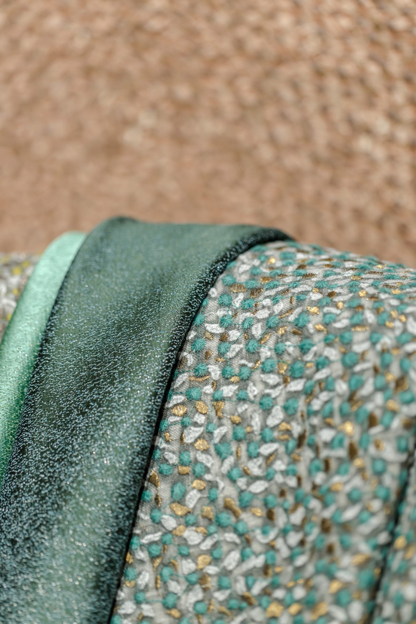 Karin Sajo stof Casa Vicens KS 208 - Corail Cuivré