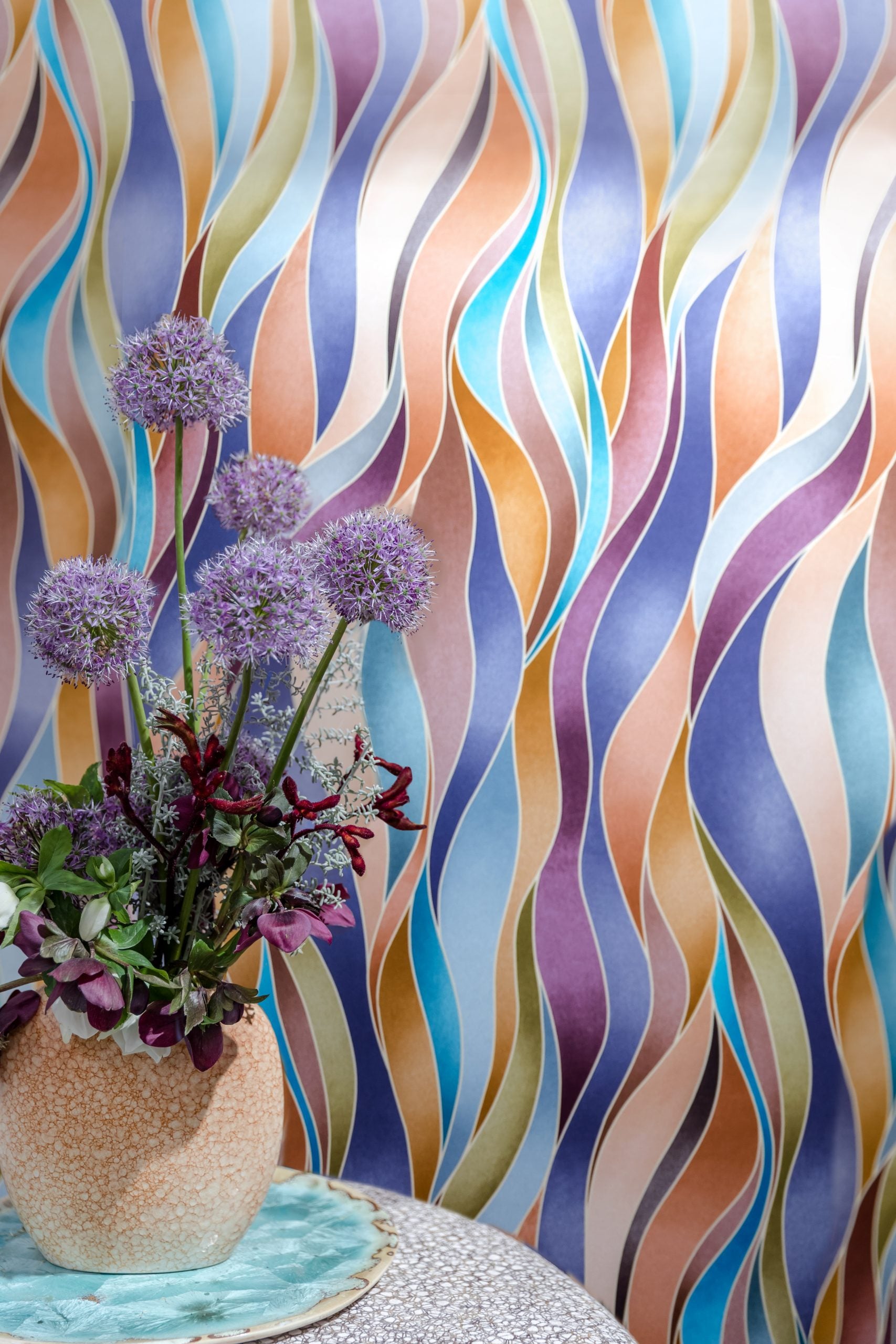 Karin Sajo stof Agitation KS 207 - Sorbet