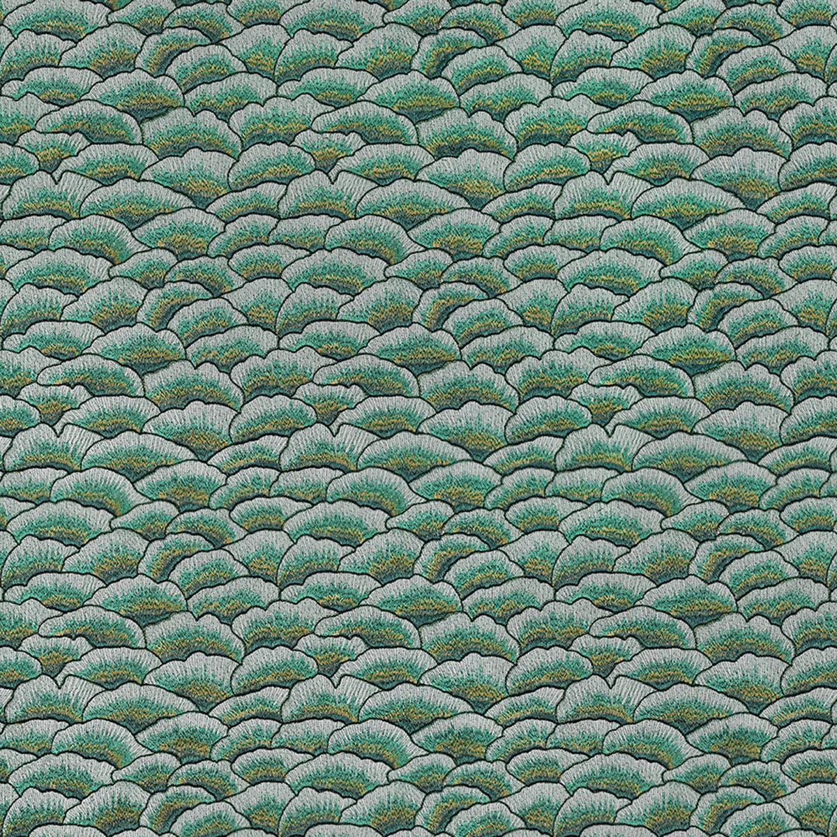 Karin Sajo stof Corolles KS 215 -  Vert d&