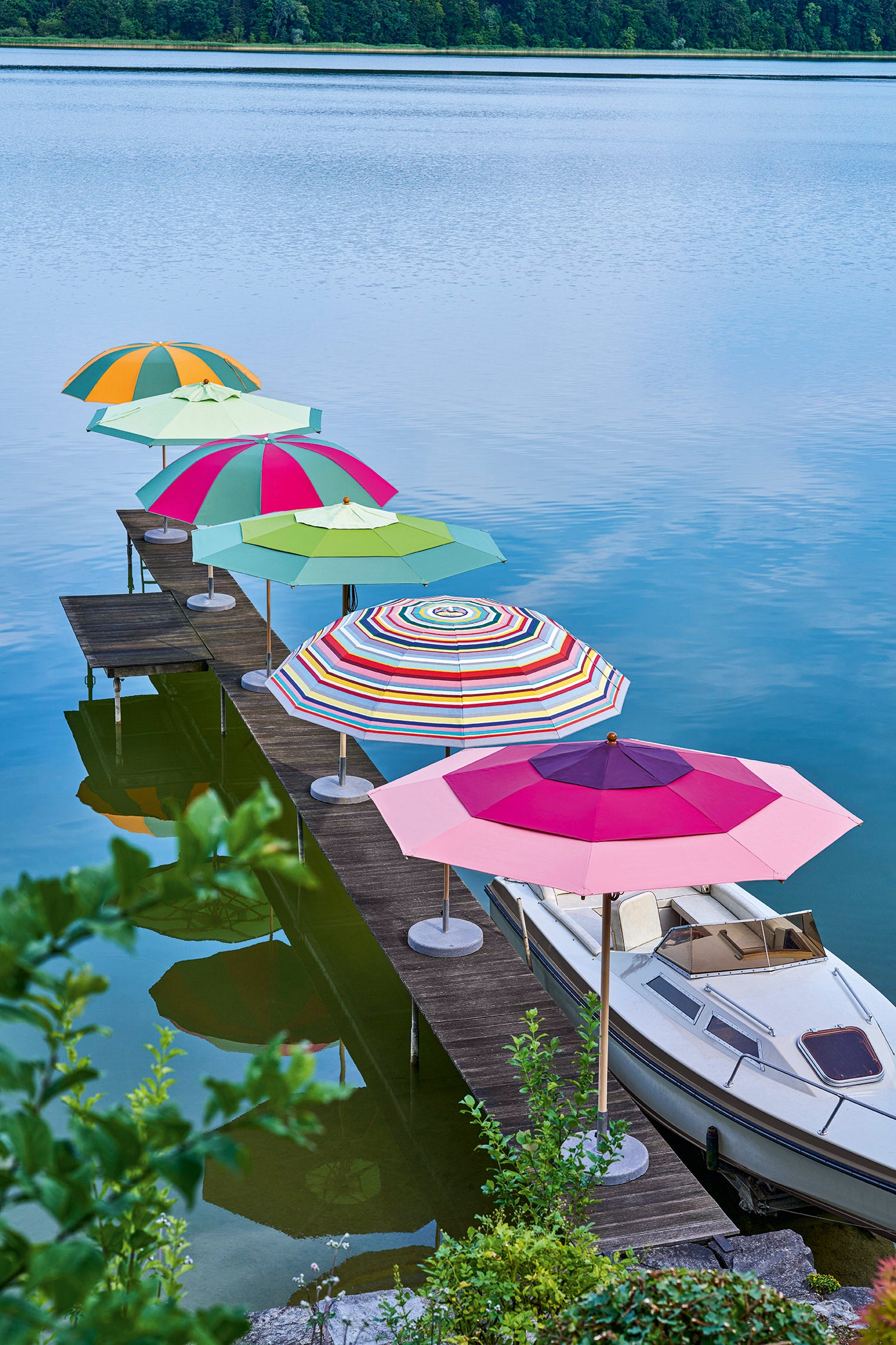 Weishäupl Pagoda parasol sfeer