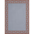 Layered Indochine Zen Blue wool vloerkleed