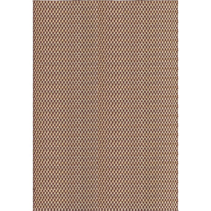 Layered Barley Jute vloerkleed Burgundy