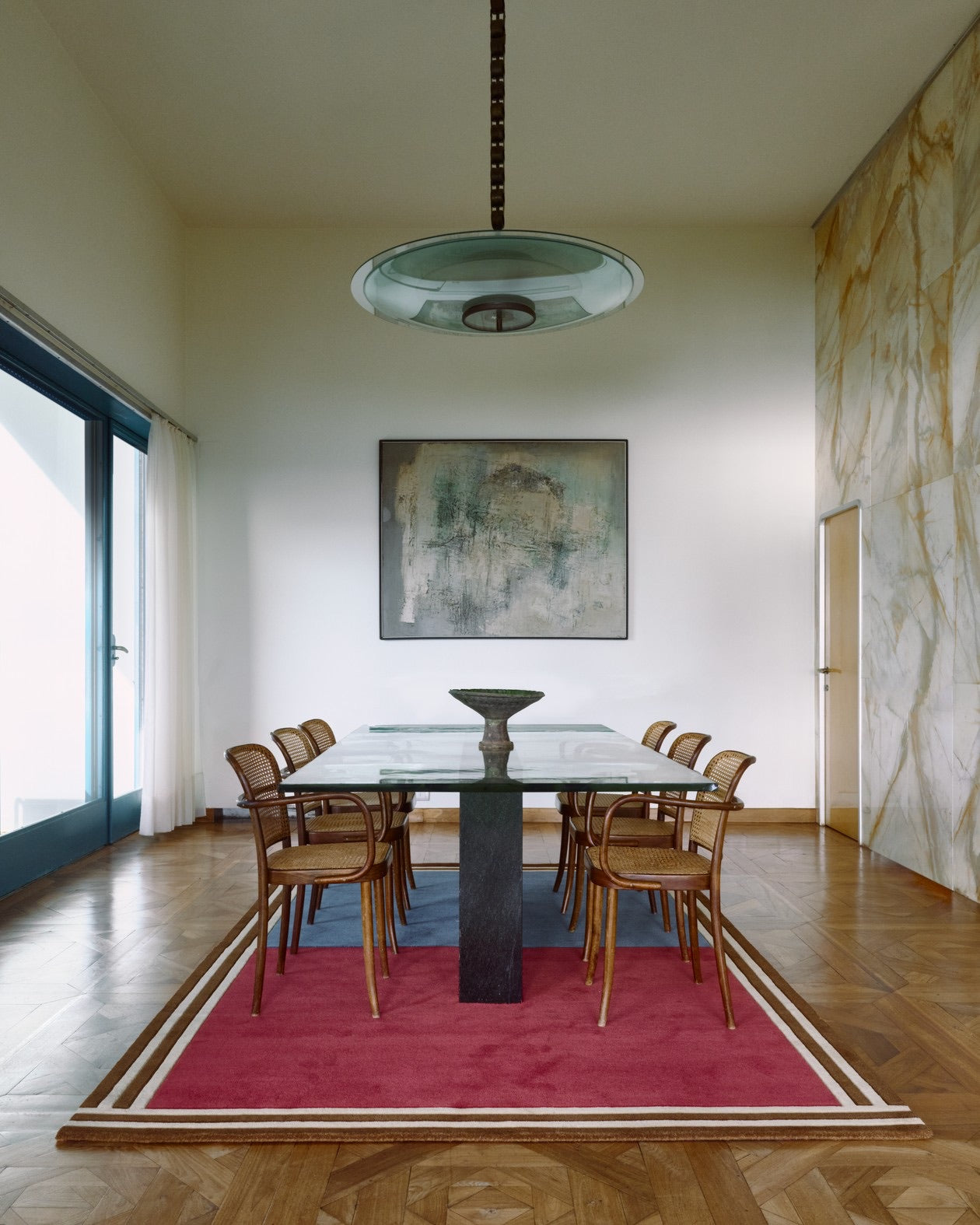 Layered Gio Doppio Rossa Wool vloerkleed