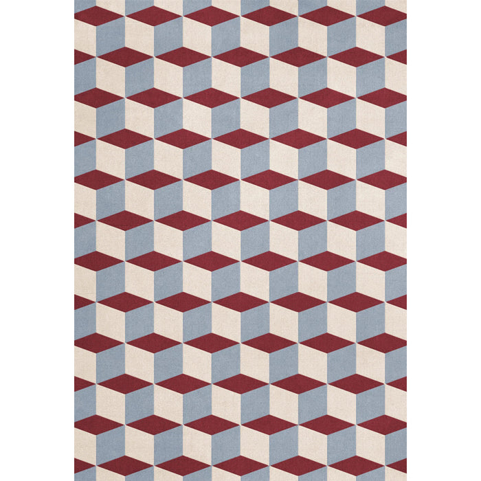 Layered Illusion Mulberry Sky vloerkleed