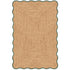 Layered Scallop Dark Green Jute vloerkleed