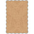 Layered Scallop Misty Blue Jute vloerkleed