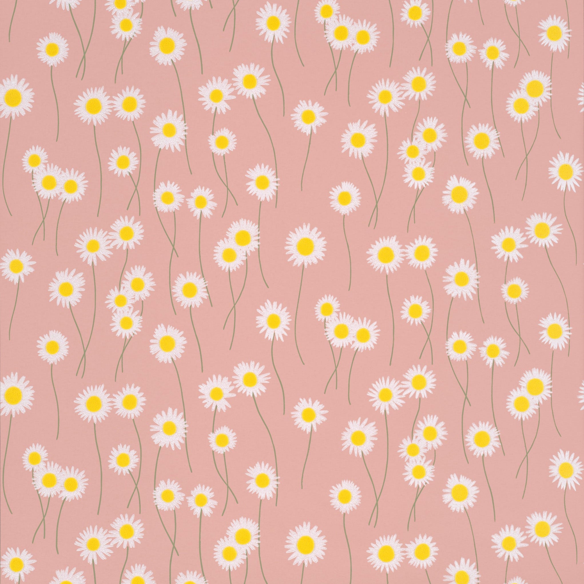 Little Greene behang Moon Daisies Hellebore