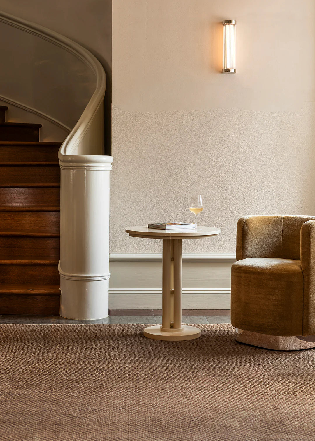 Layered Basket Weave Sisal vloerkleed in Brown