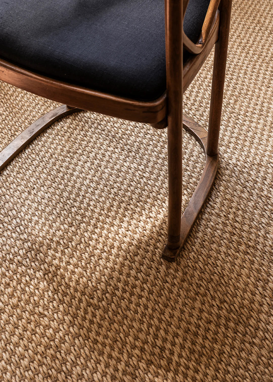 Layered Basket Weave Sisal vloerkleed Natural materiaal