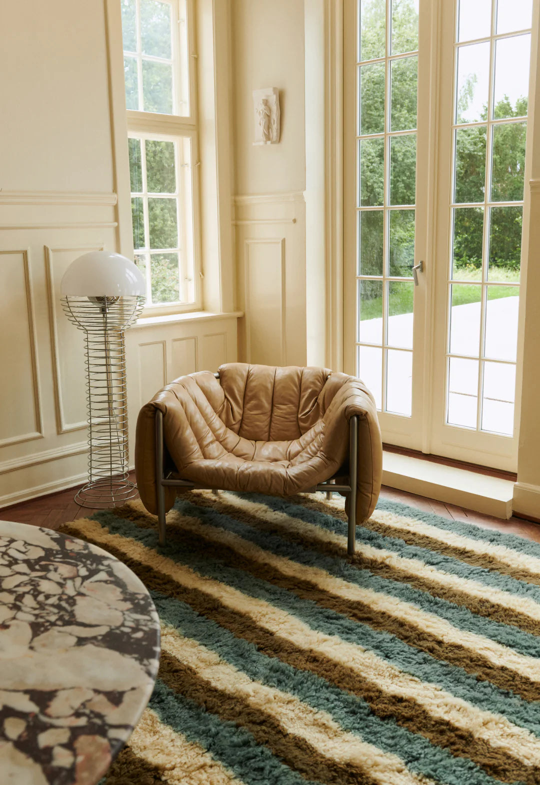 Layered Evelina Kroon Rya Wool vloerkleed Arable Land woonkamer