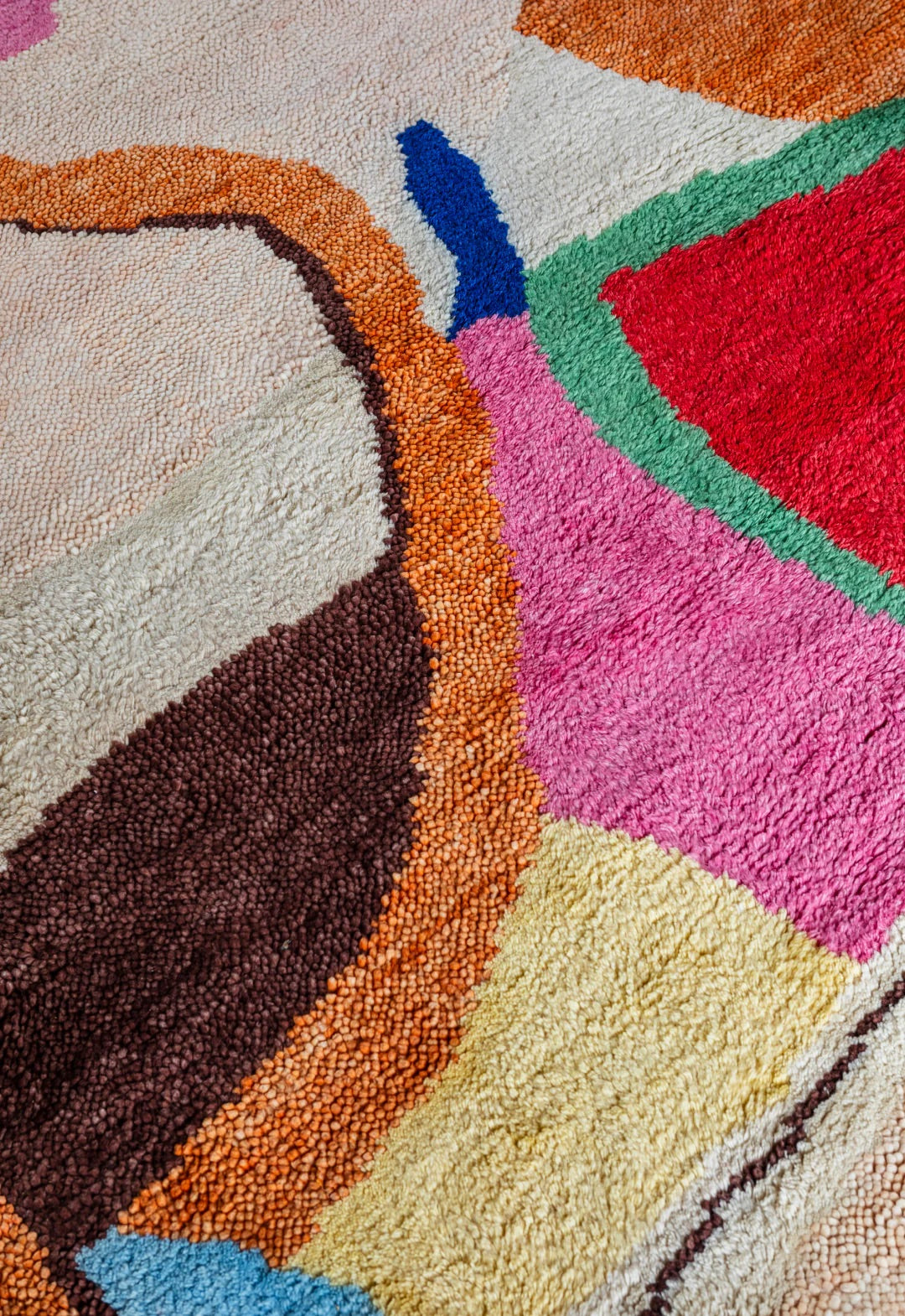 Layered Heather Chontos wool Kaleidoscope vloerkleed