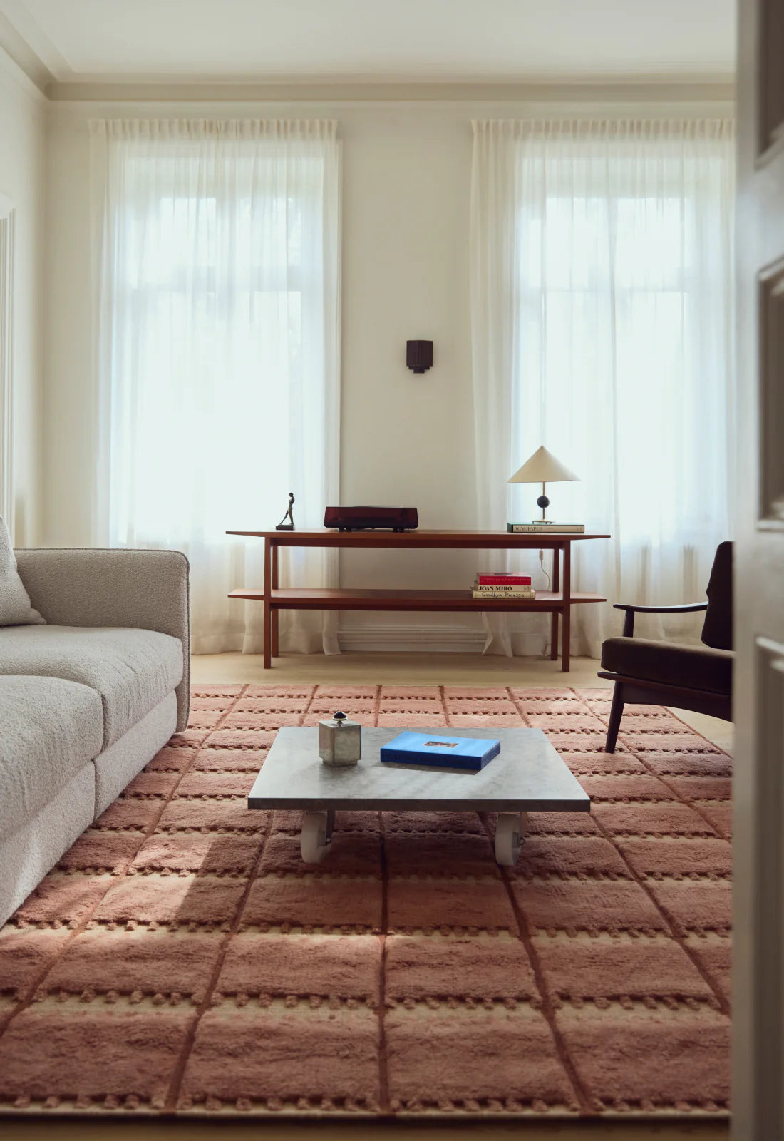 Layered Lilly vloerkleed Rust