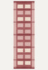 Layered Rollakan Iris Raspberry wool vloerkleed