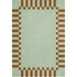 Layered Teklan Frame wool vloerkleed Pistachio Camel