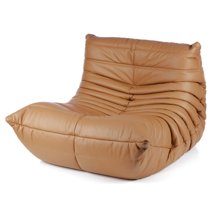 Ligne Roset togo fauteuil leer elmo
