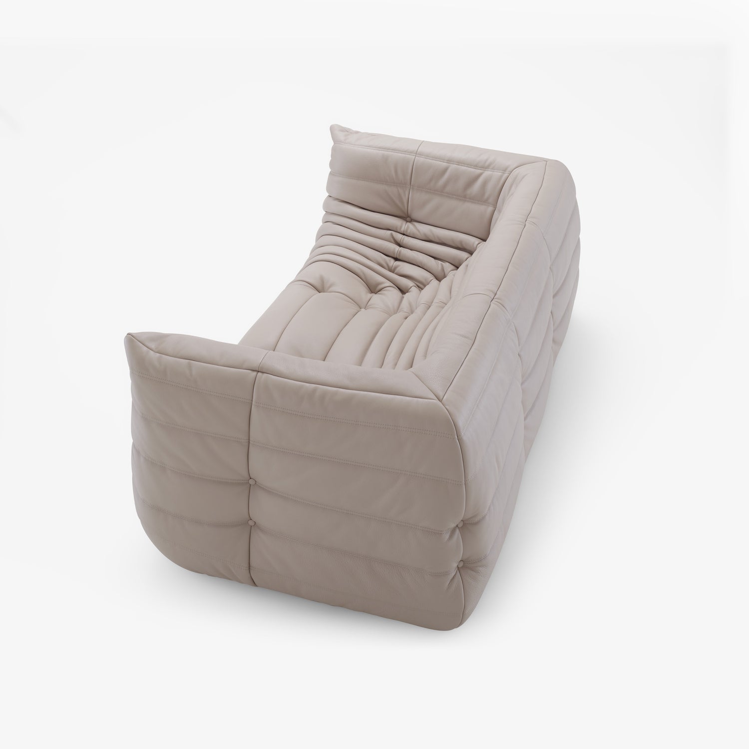 Ligne Roset Togo 2-zits bank met Armleuning leer