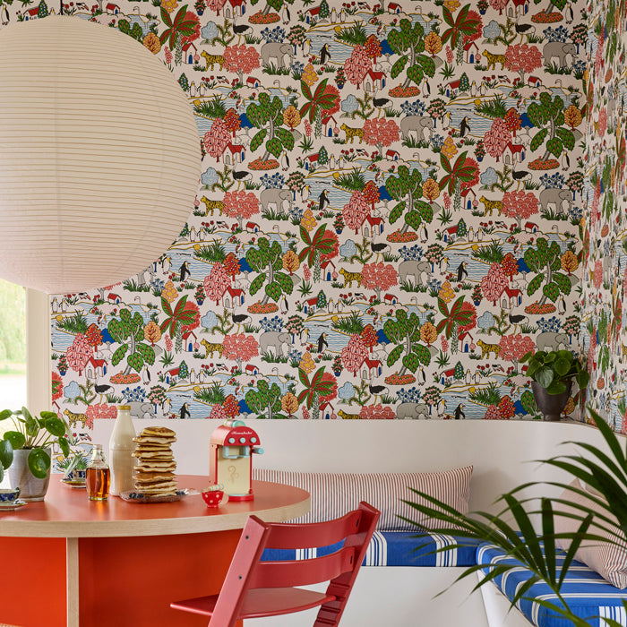 Little Greene behang Animal Kingdom sfeerafbeelding