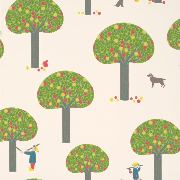 Little Green Rodney Street behang in kleur Sage & Onion