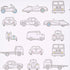Little Greene behang Road Trip in de kleur French Grey