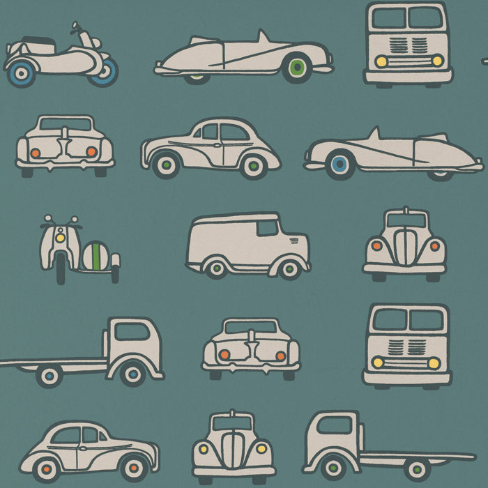 Little Greene behang Road Trip in de kleur Pleat