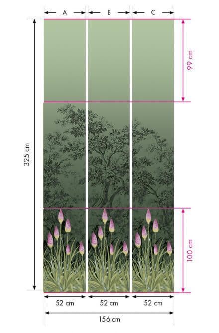 Little Greene Upper brook street Night Garden