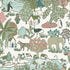 Little Greene behang Animal Kingdom in kleur Puck