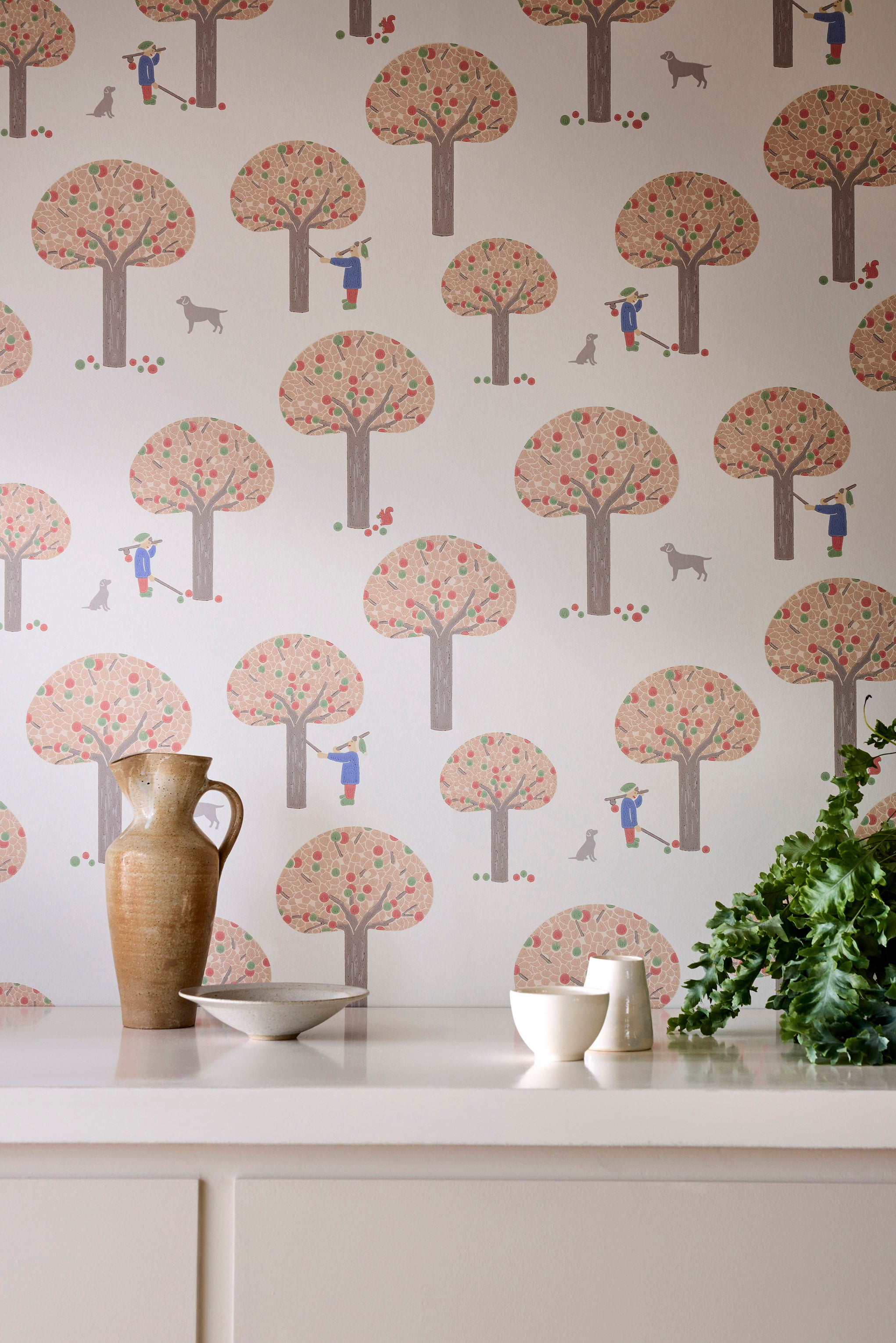 Little Greene behang Rodney Street Masquerade