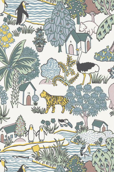 Little Greene behang Animal Kingdom Florence