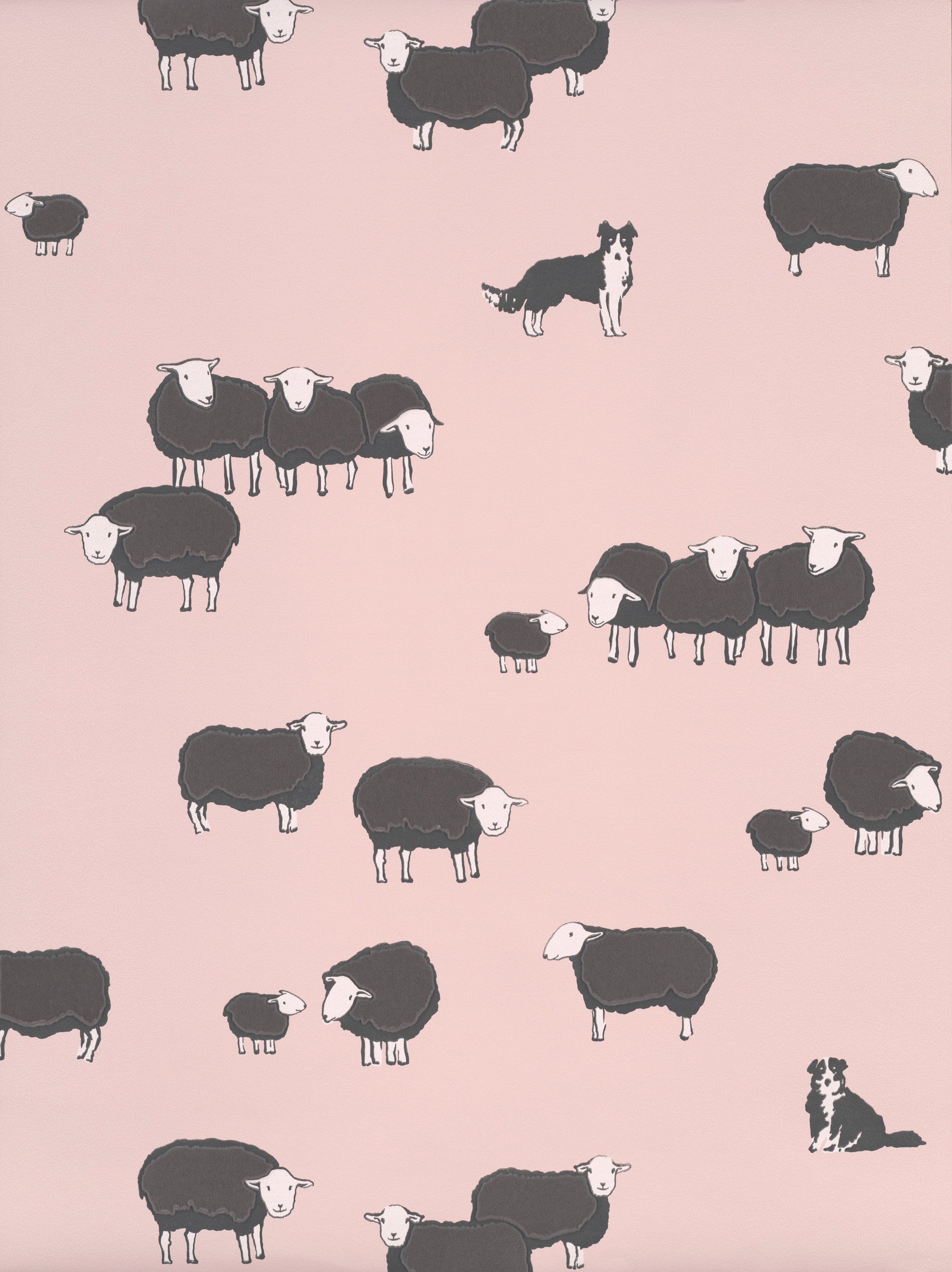 Little Greene Nip en Lassie behang Confetti