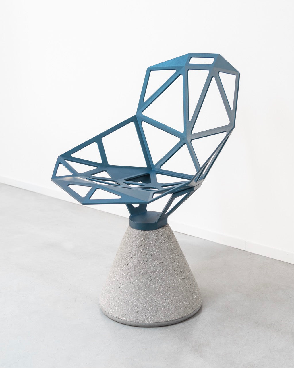 Magis One chair concrete base outdoor