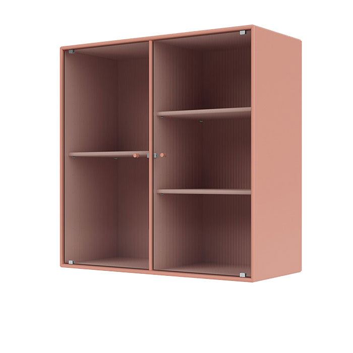 Montana Ripple 2 Vitrine cabinet rhubarb, oud roze