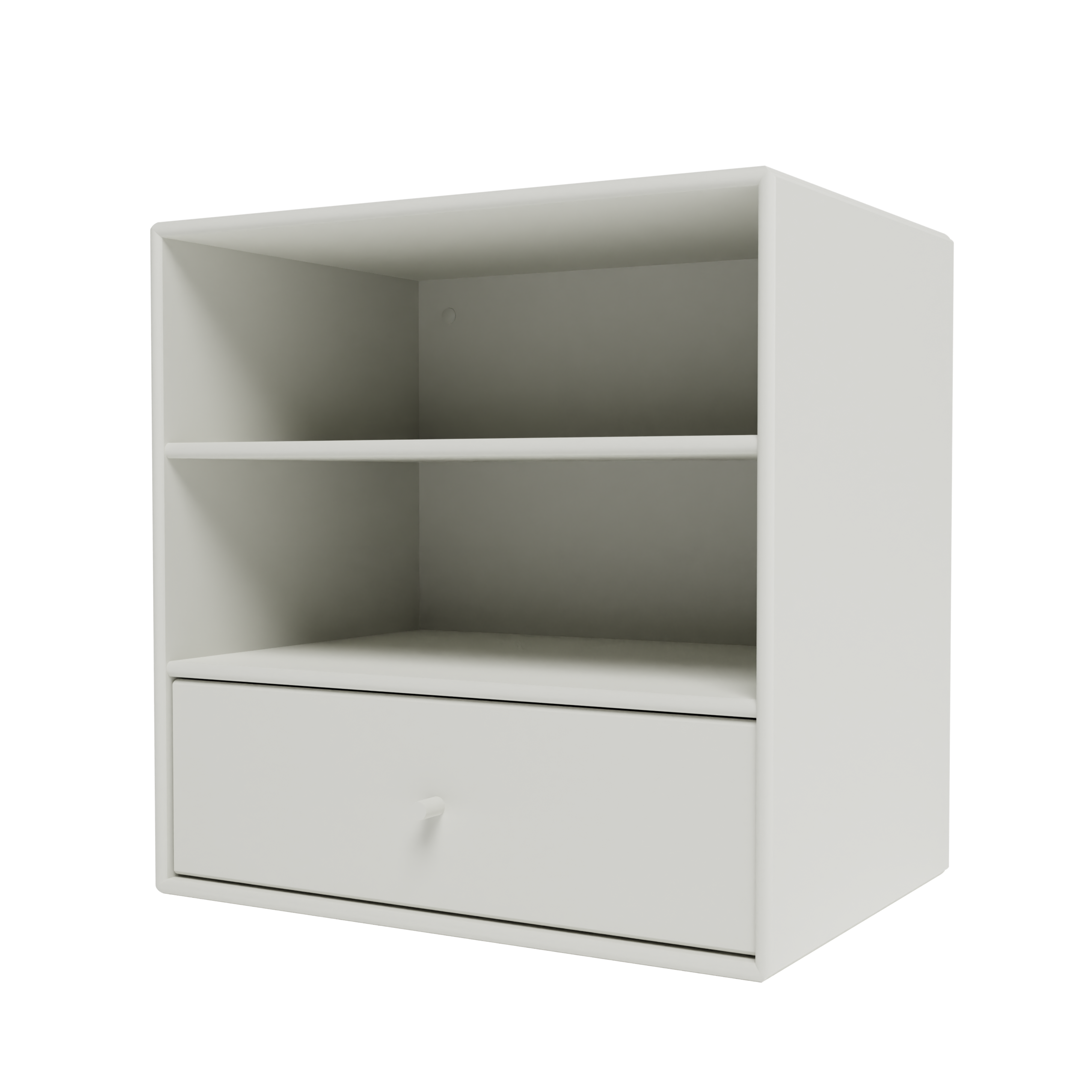 Montana Mini wandkast 1005 with one drawer lichtgrijs