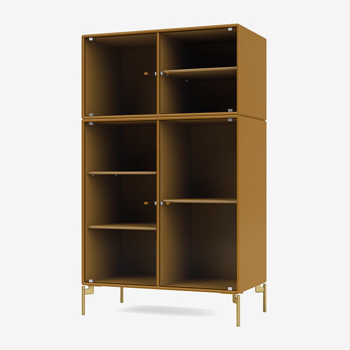 Montana Ripple 3 Vitrine cabinet amber