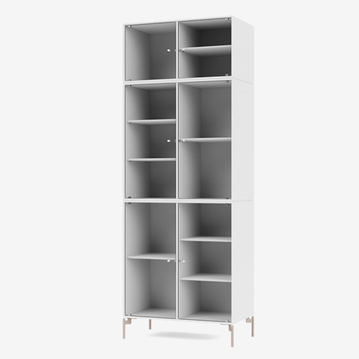 Montana Ripple 4 Vitrine cabinet snow / wit