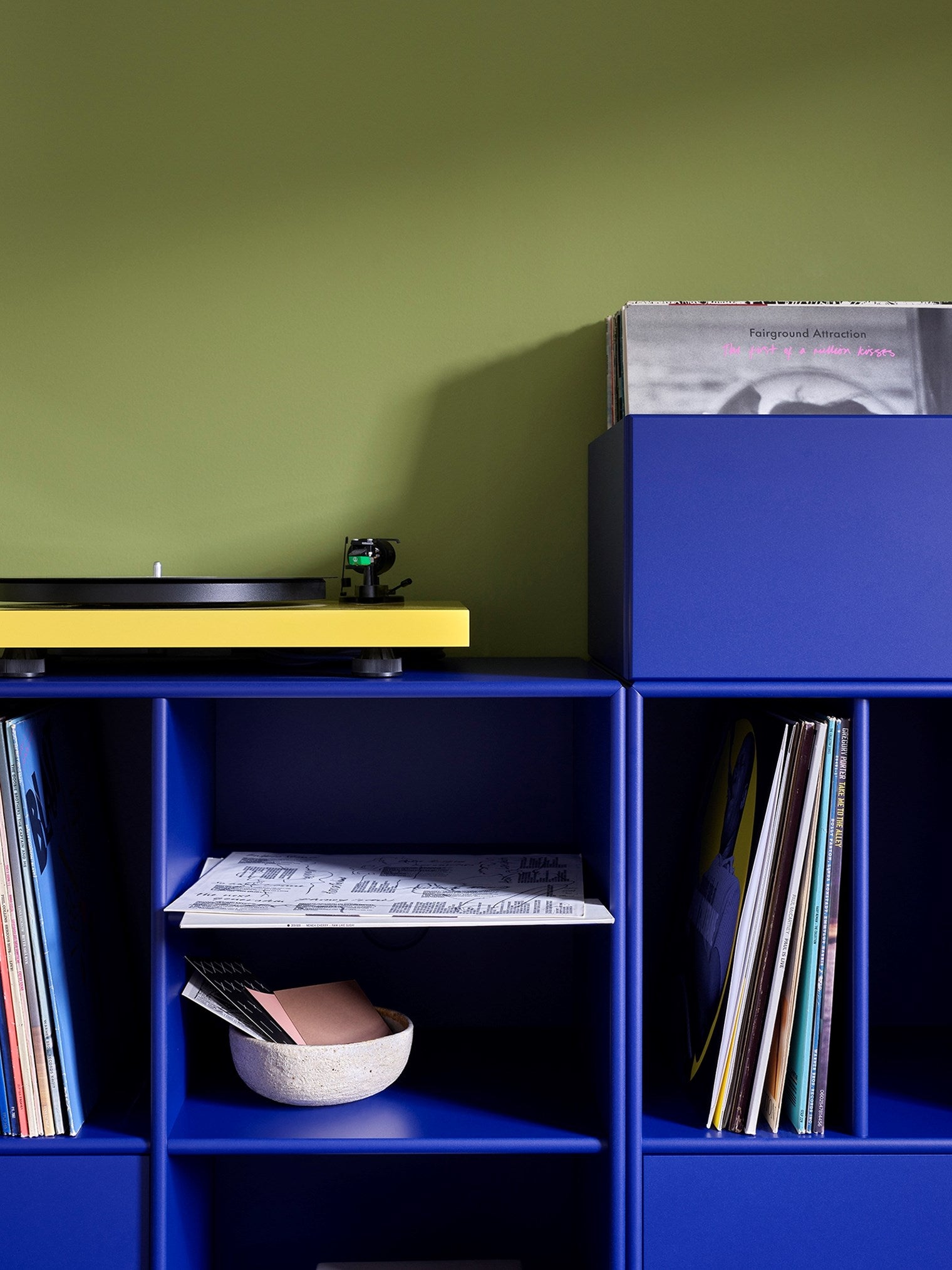 Montana SPIN III Vinyl storage platenkast blauw