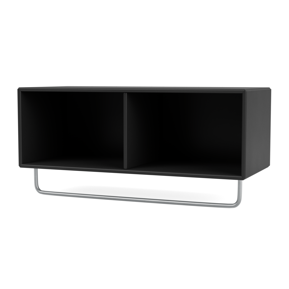 Montana coat shelf/rack black