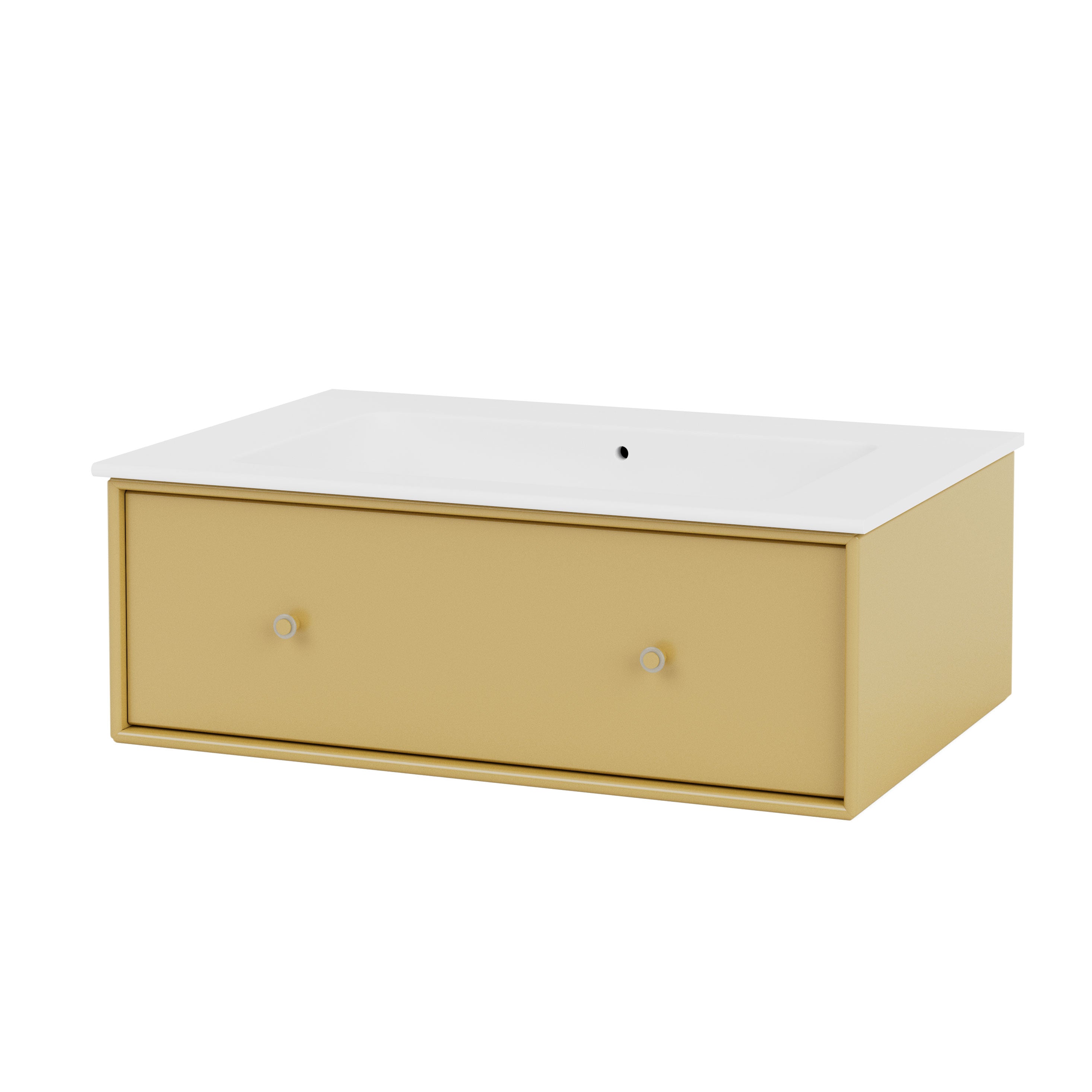 Montana bathroom sink BR1801 wastafel cumin, geel