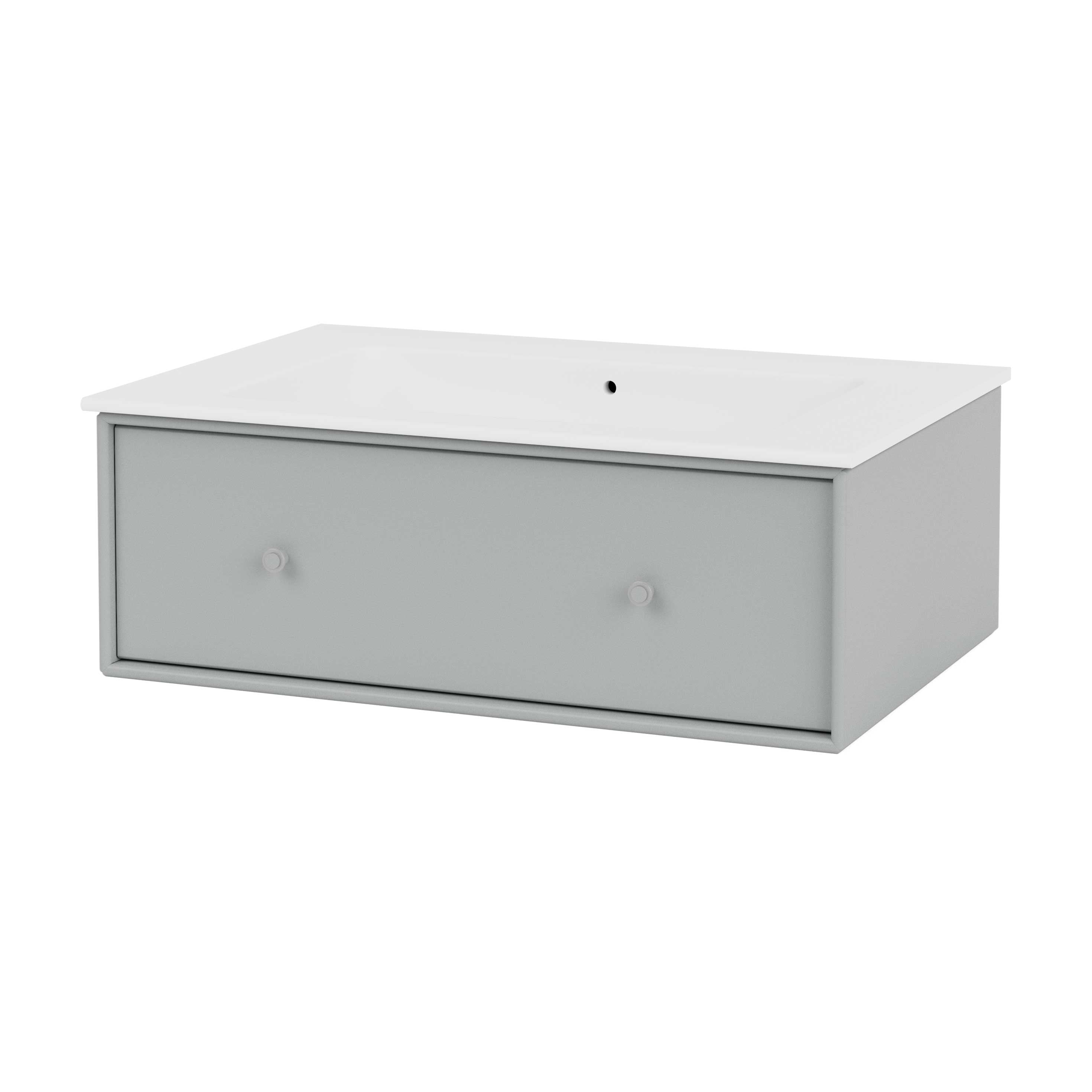 Montana bathroom sink BR1801 wastafel, fjord, lichtgrijs