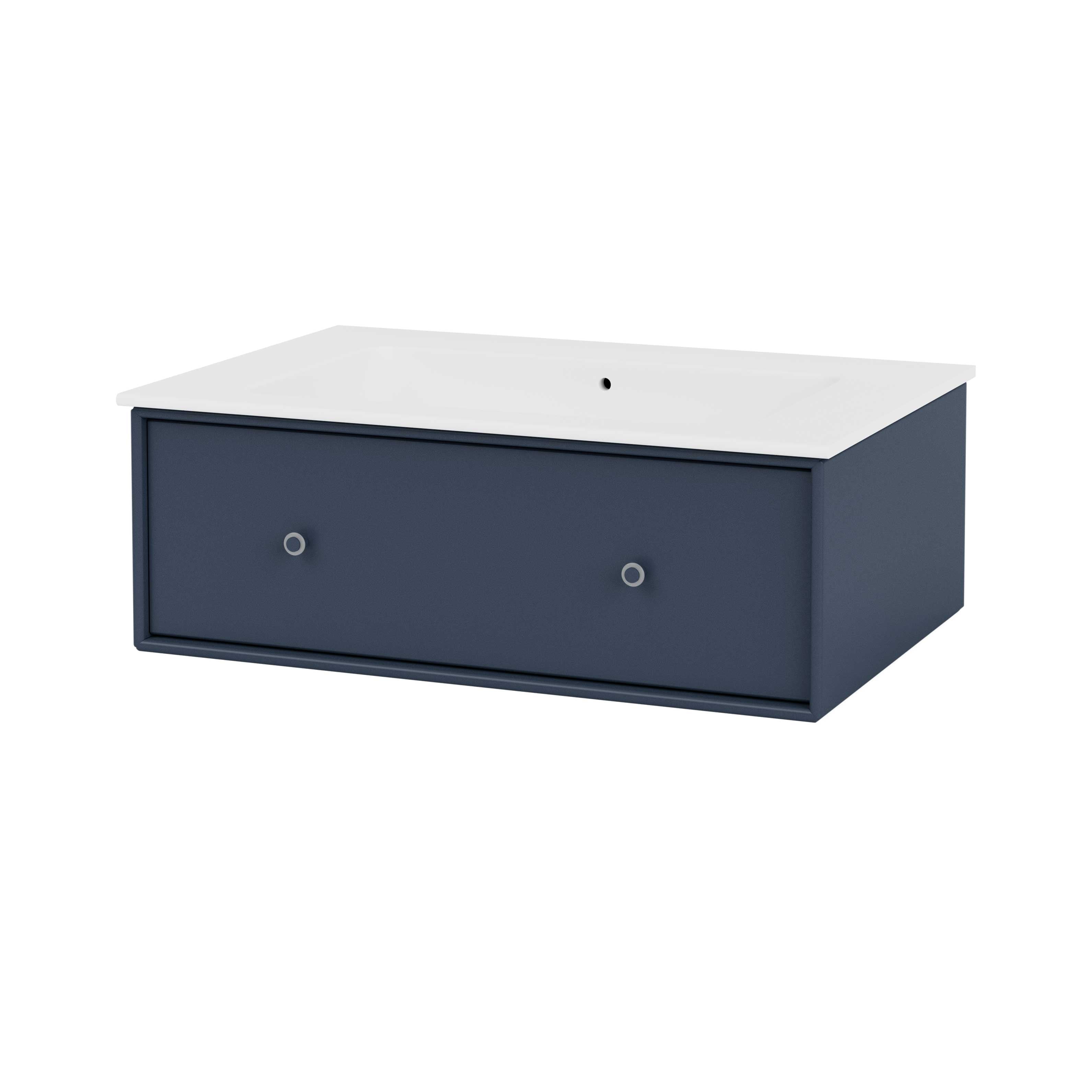 Montana bathroom sink BR1801 wastafel juniper, donkerblauw