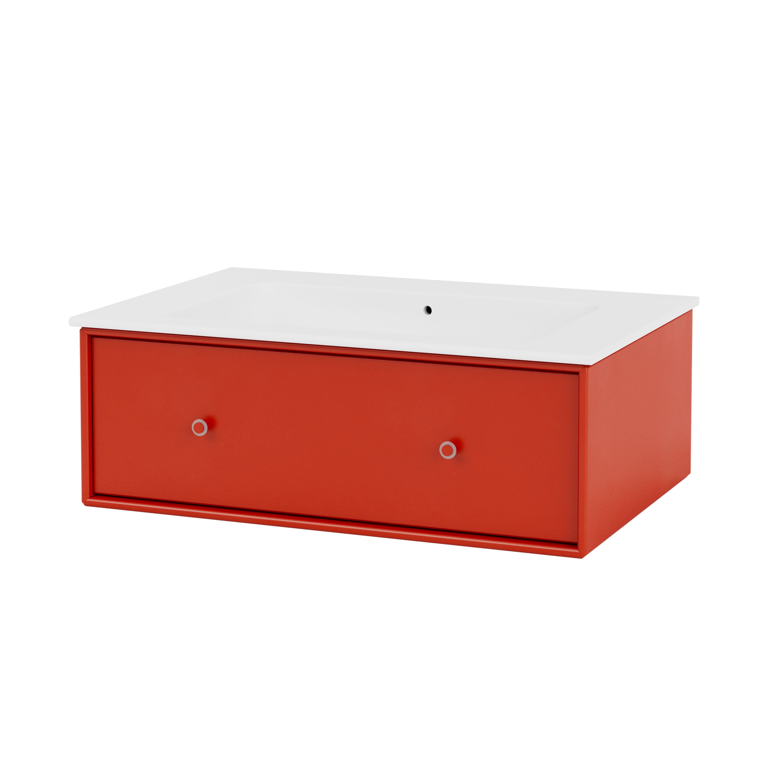 Montana bathroom sink BR1801 wastafel rosehip, rood