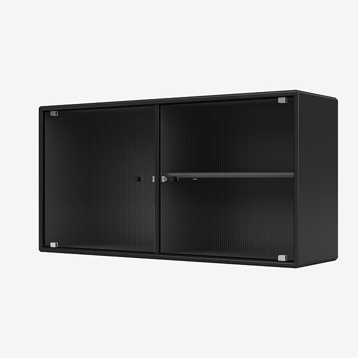 Montana Ripple 1 Vitrine cabinet zwart