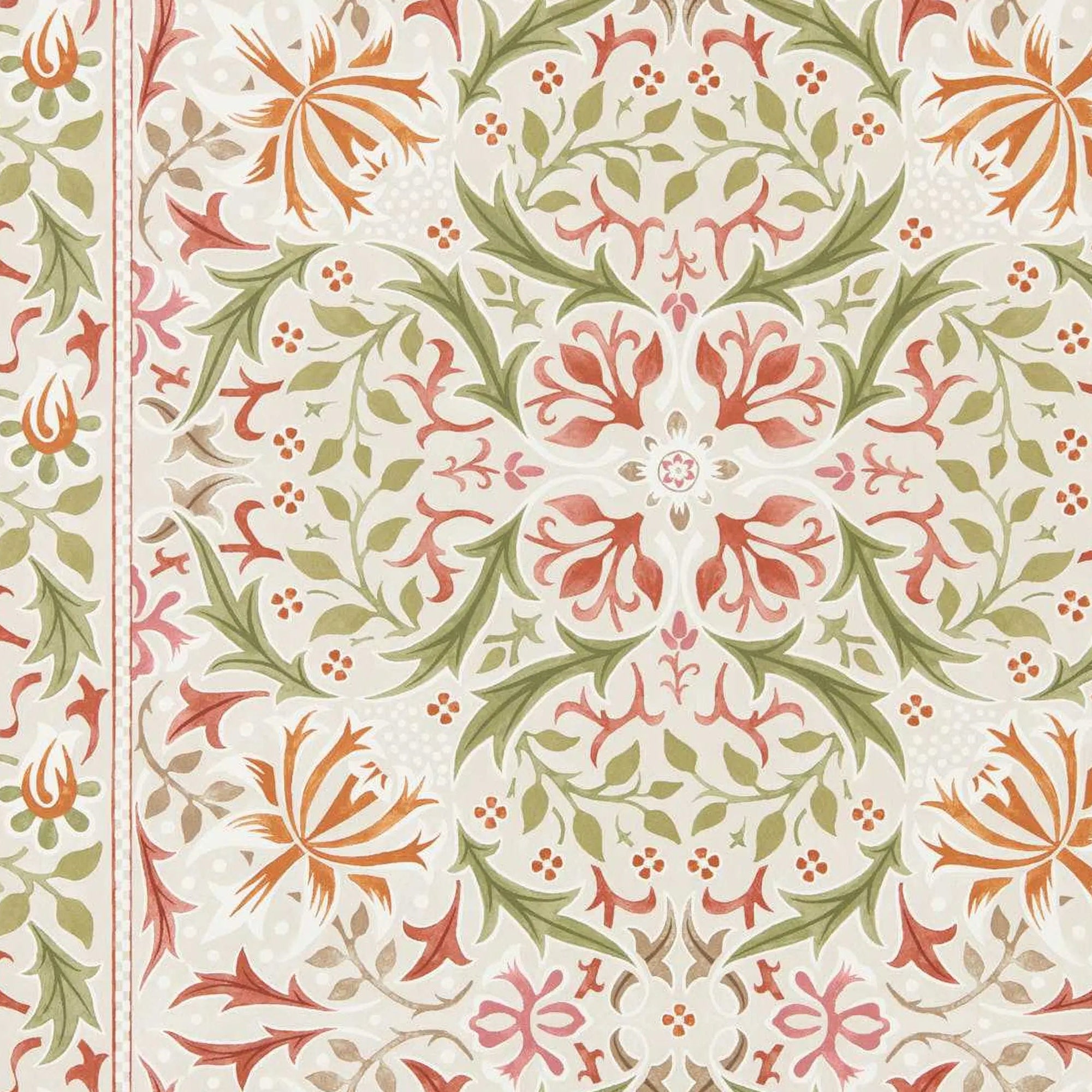 Morris and Co behang Walthamstow Rose/Nettle 217602