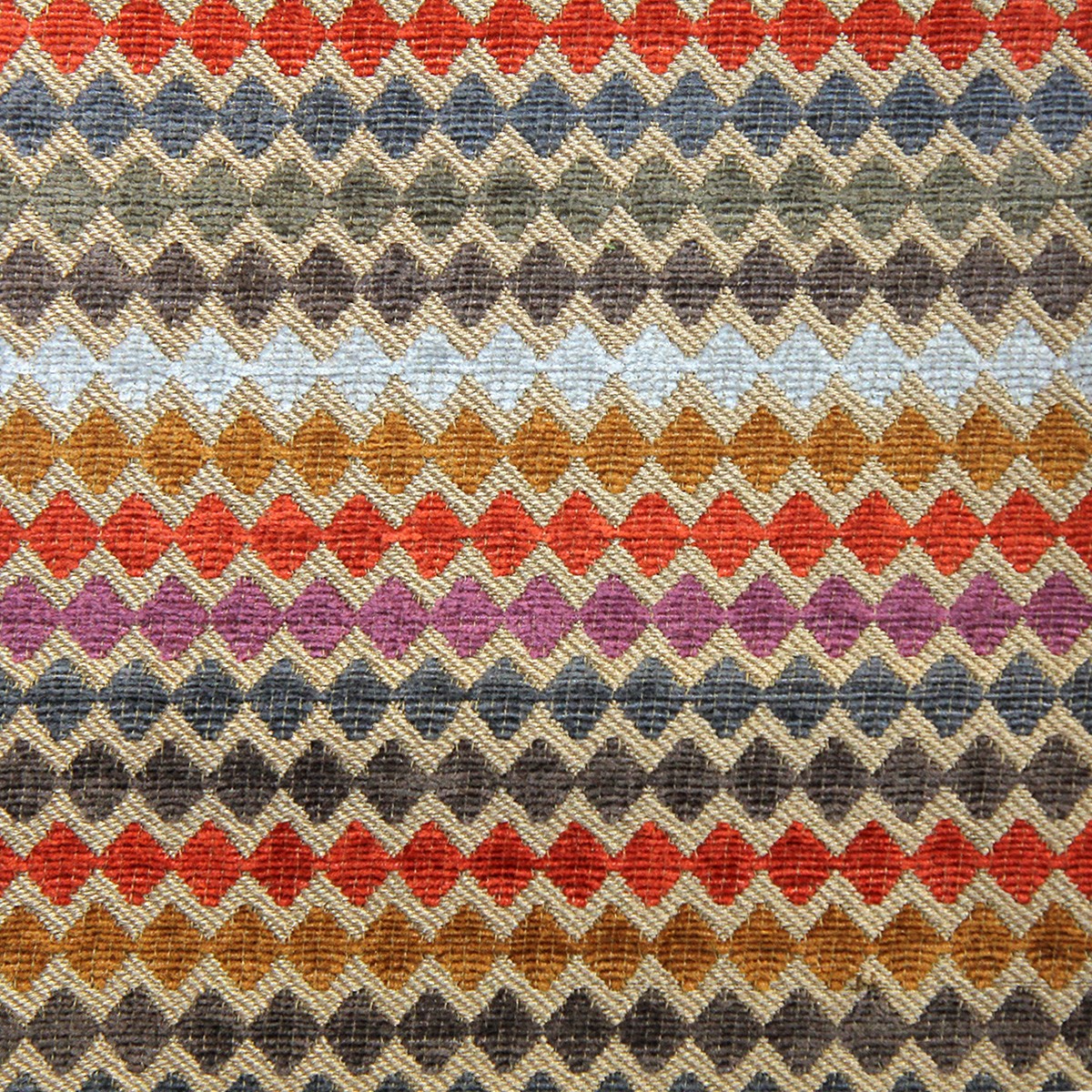 Lauritzon stof Muralla 02 Desert grafische chenille bekledingsstof per meter