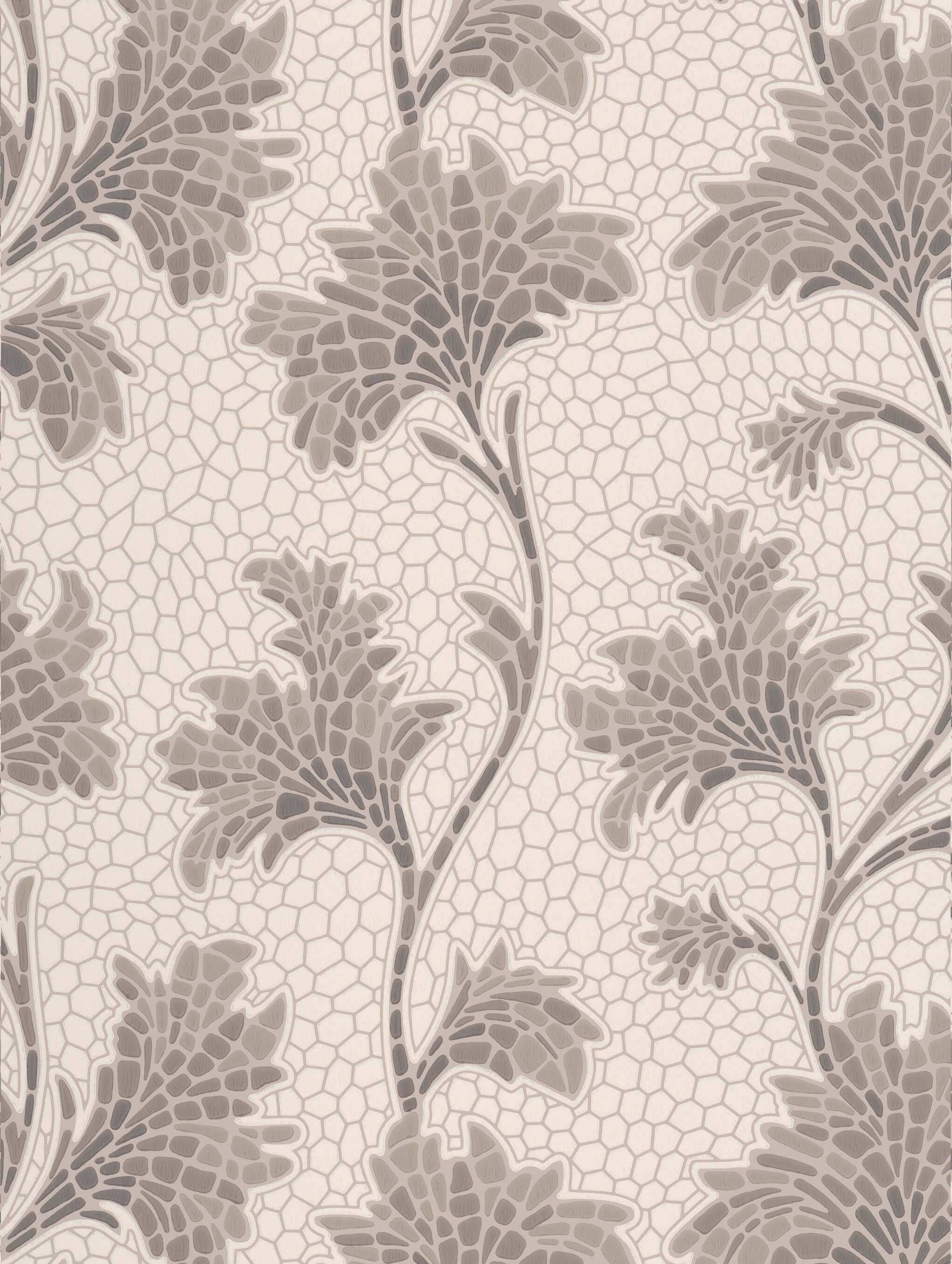 Little Greene Behang Mosaic Trail - Slaked Lime