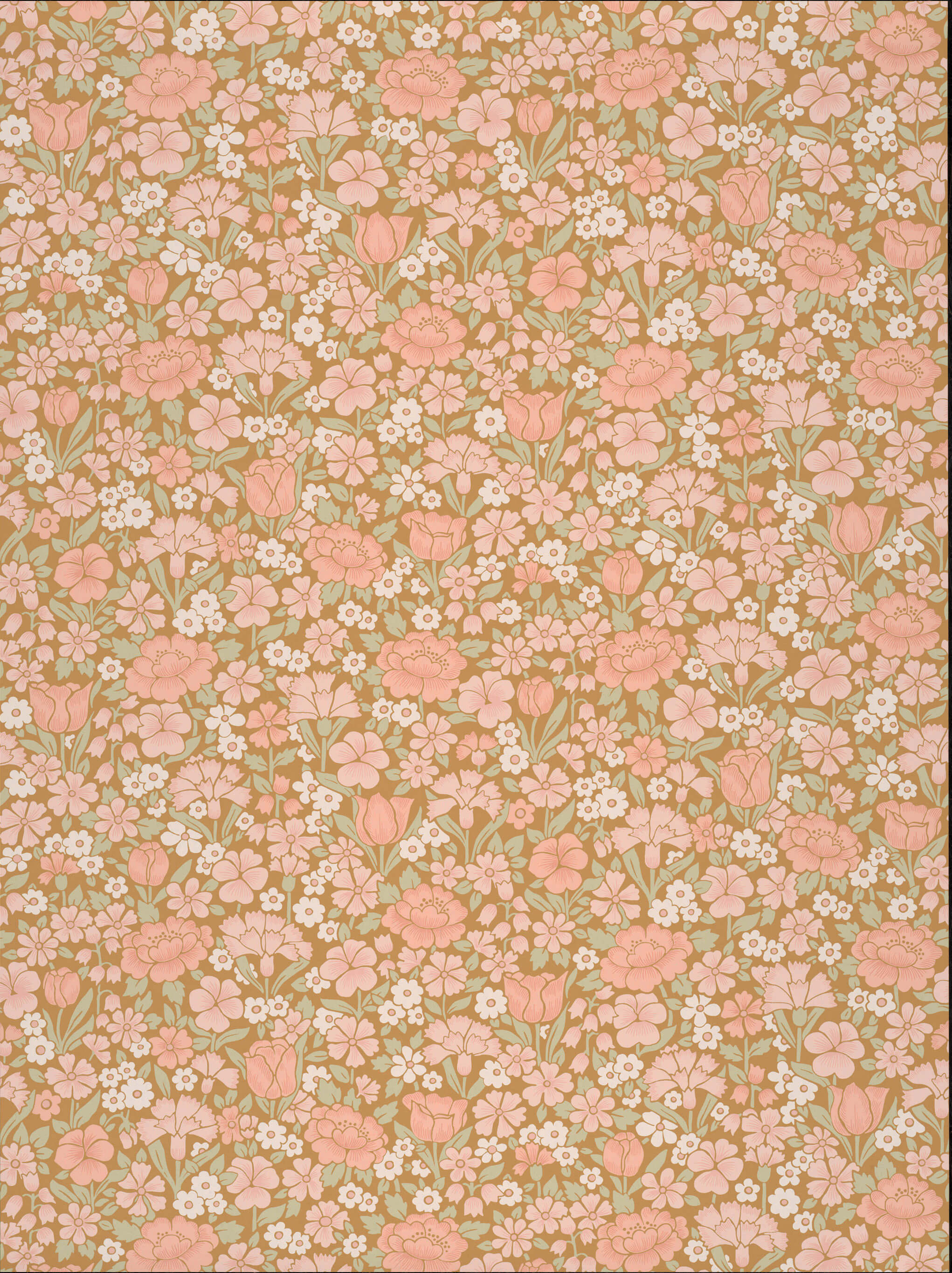 Little Greene Behang Spring Flowers - Bombolone