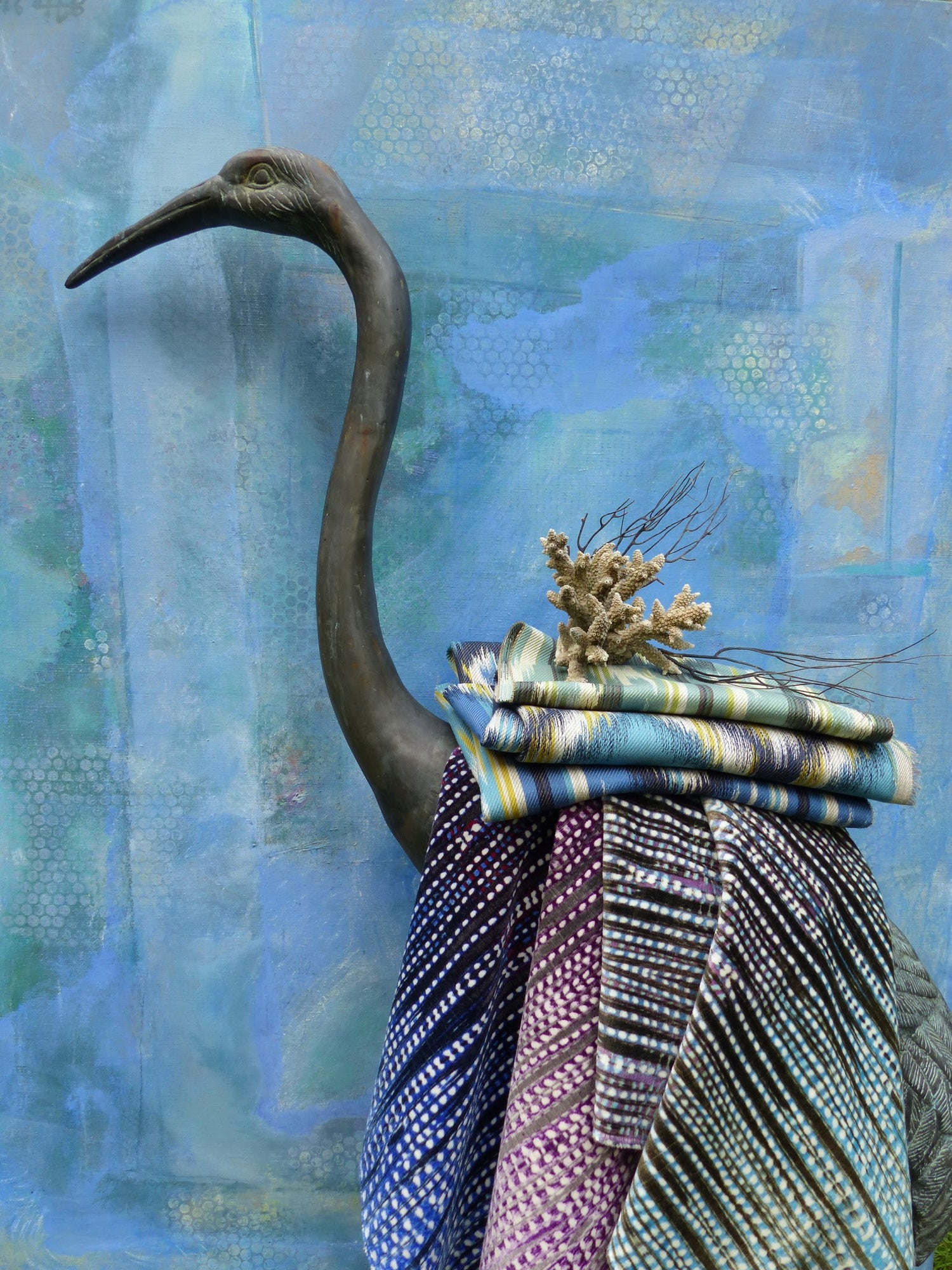 Karin Sajo stof Amazone KS 123 - Violine