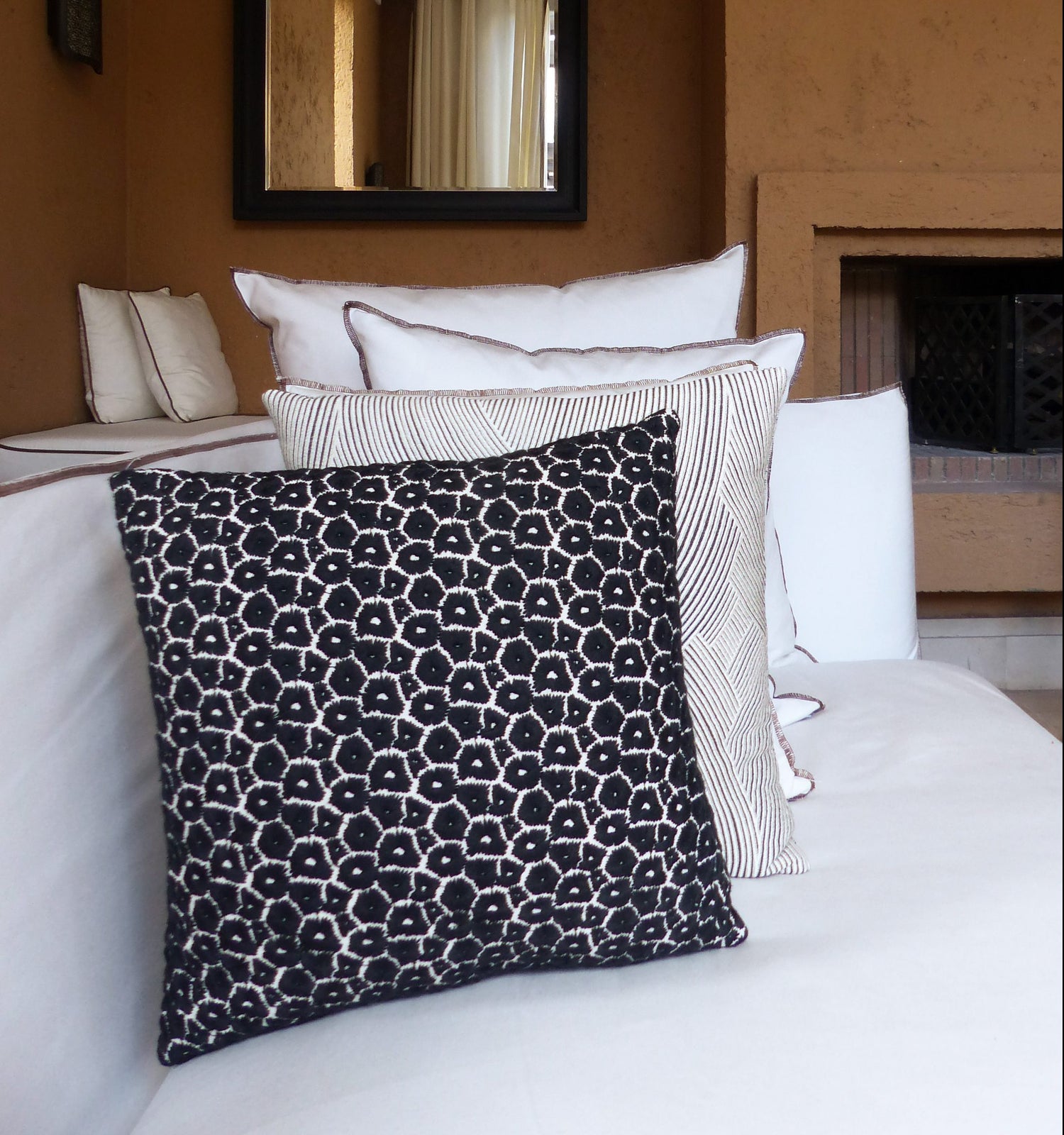 Karin Sajo stof Apténia KS 137 - Bleu d&