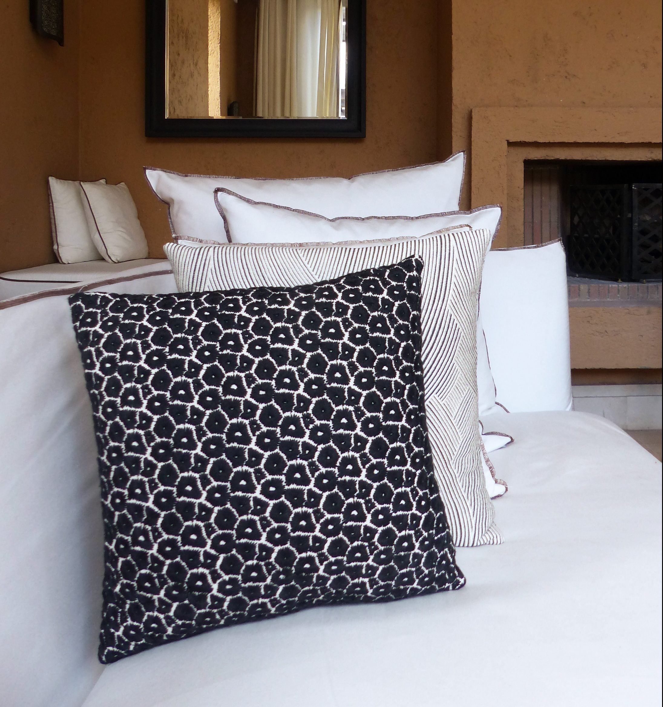 Karin Sajo stof Apténia KS 137 - Bleu d&